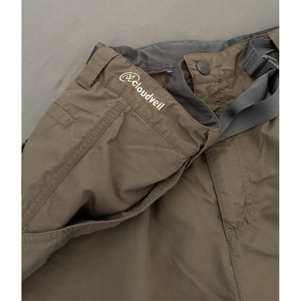 Cloudveil Shorts Mens Size 38 Brown Outdoors Hiking Adjustable Waist Belted - Picture 3 of 9